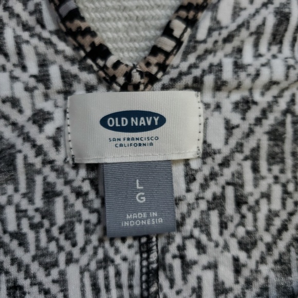 Old navy neutral print keyhole swing tank size L - Picture 2 of 4